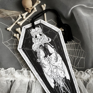 Coffin Skeleton Fairy bookmark