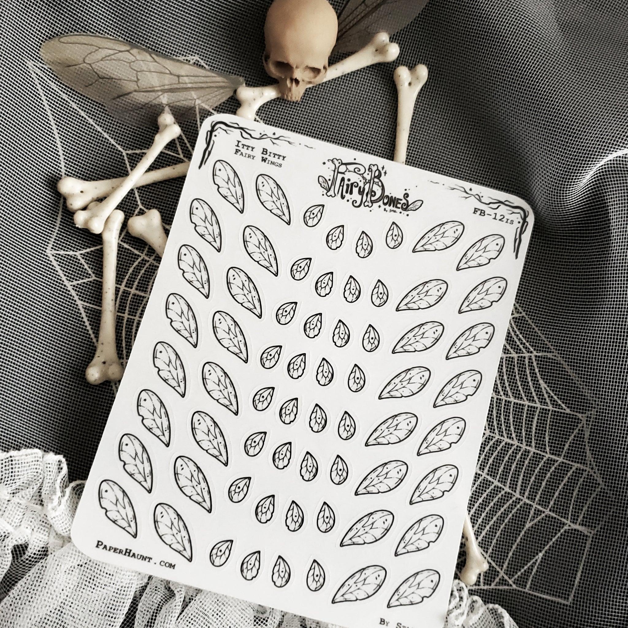 Mini Fairy Wing Planner STICKER Sheet