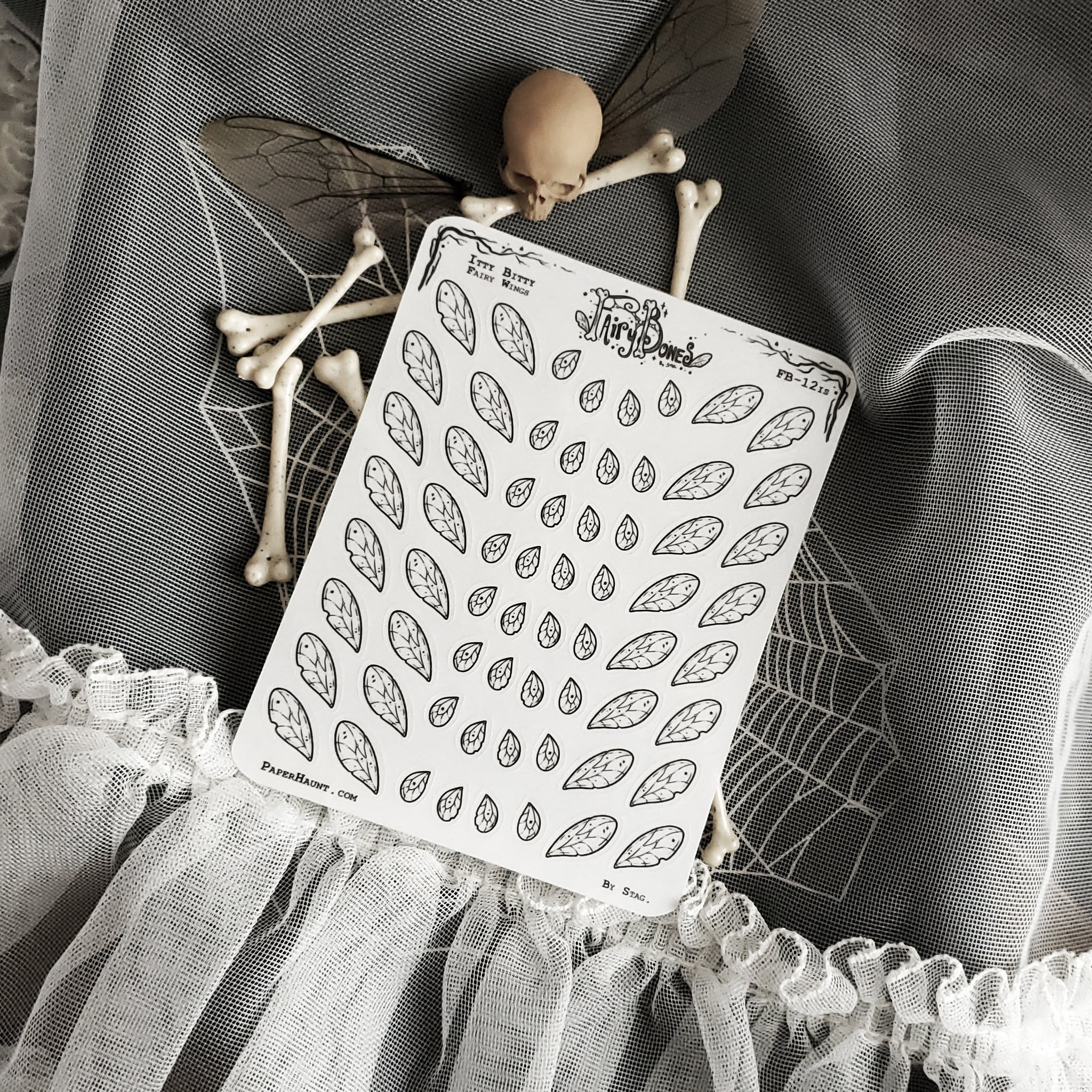 Mini Fairy Wing Planner STICKER Sheet