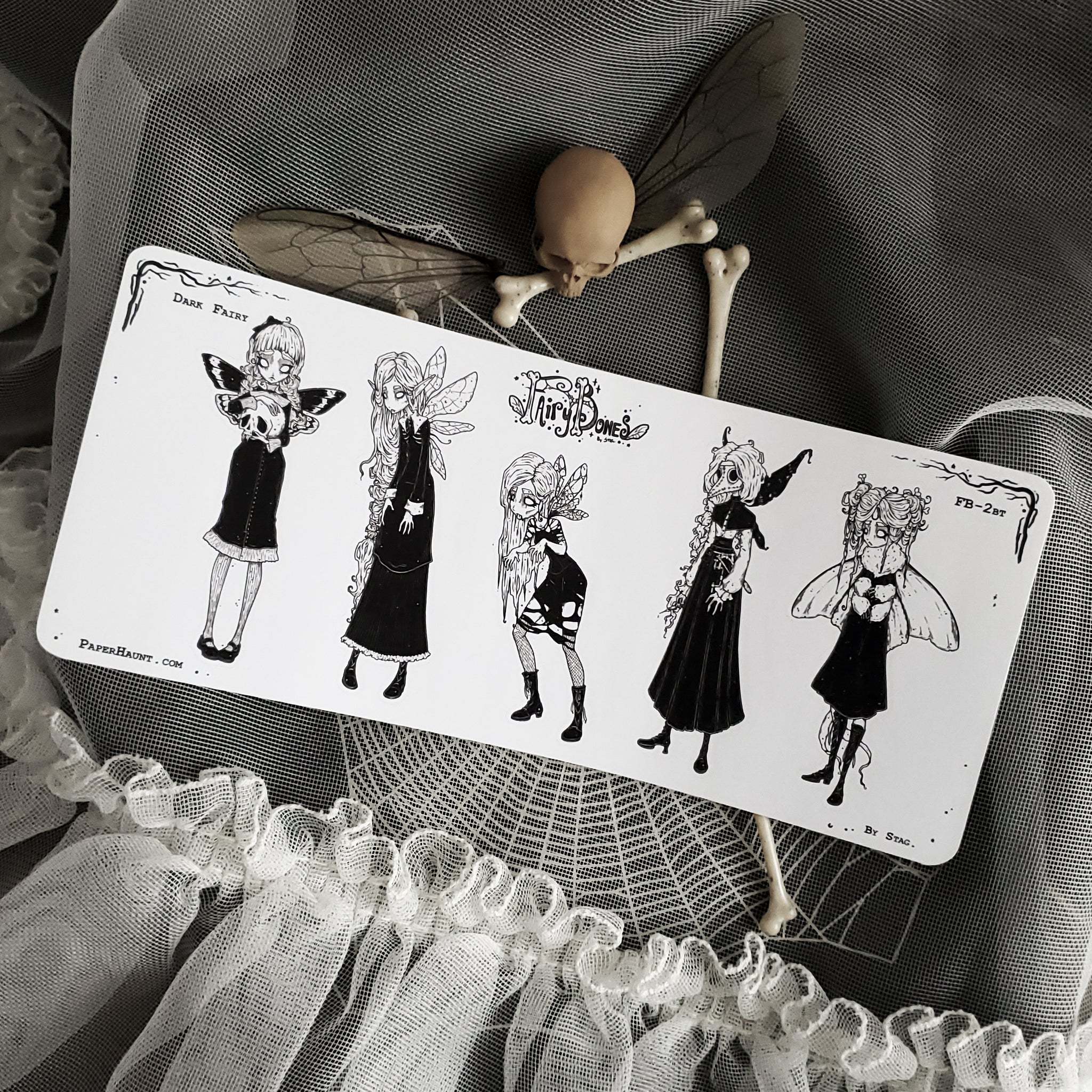 Dark Fairy STICKER Sheet