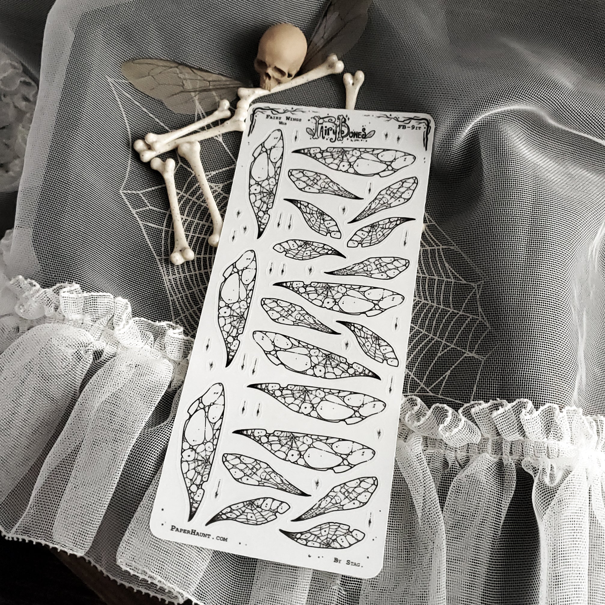 Web Fairy Wing STICKER Sheet