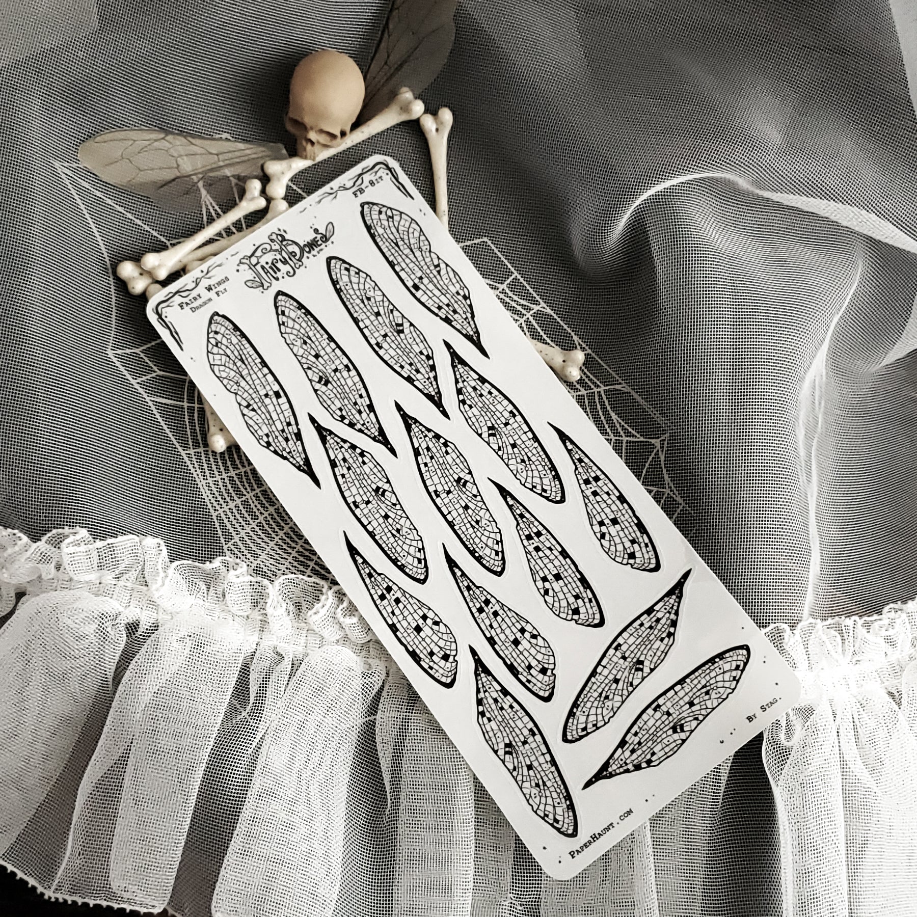 Dragonfly Fairy Wing STICKER Sheet