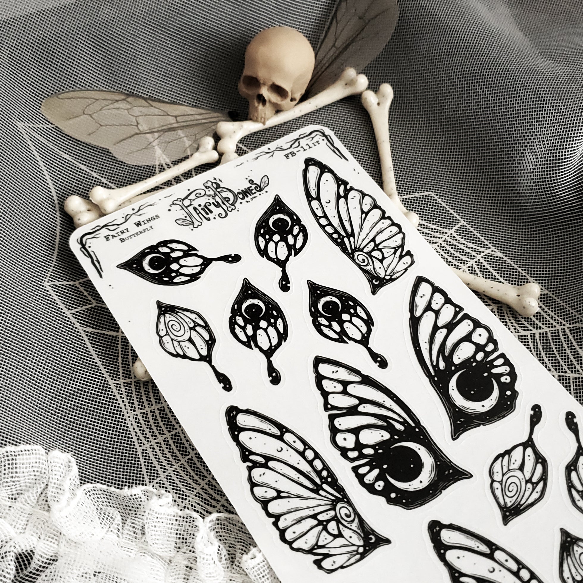 Butterfly Fairy Wing STICKER Sheet