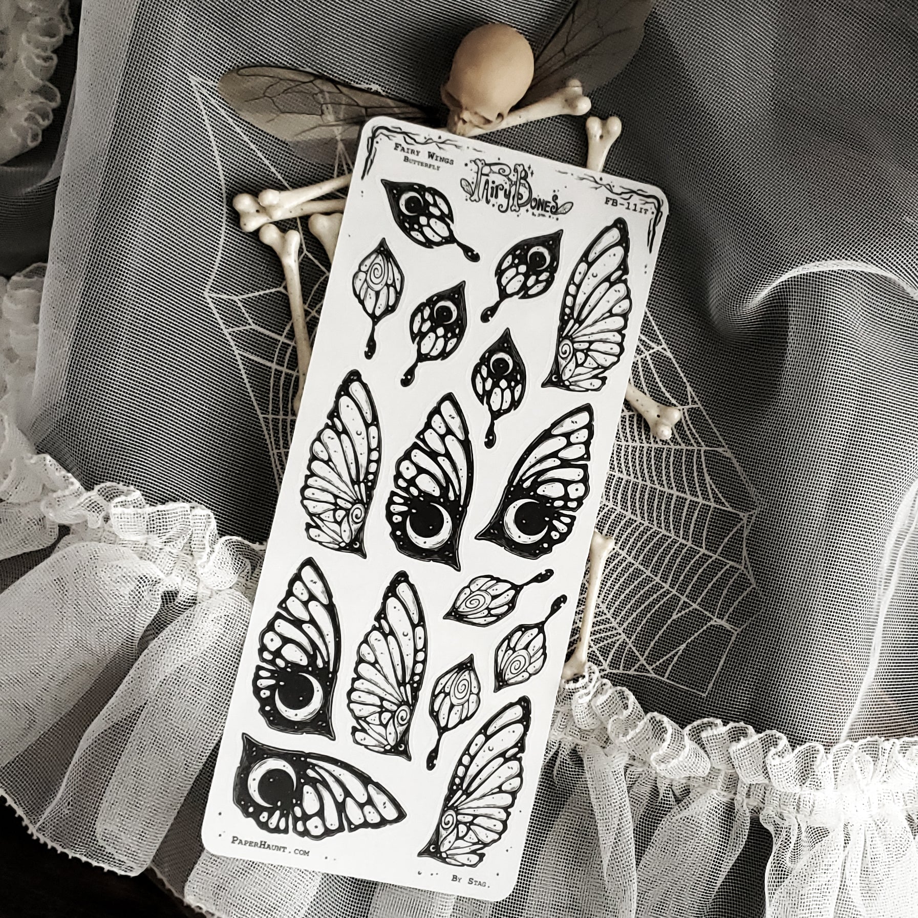 Butterfly Fairy Wing STICKER Sheet