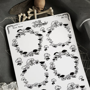 Fairy Ring Planner Boxes Sticker Sheet