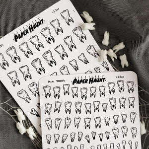 Teeth STICKER sheet