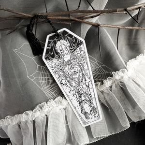 Skeleton Coffin Bookmark