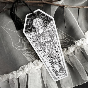 Skeleton Coffin Bookmark