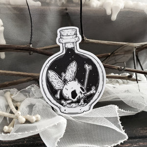 Horned Bottled Fairy Magnet