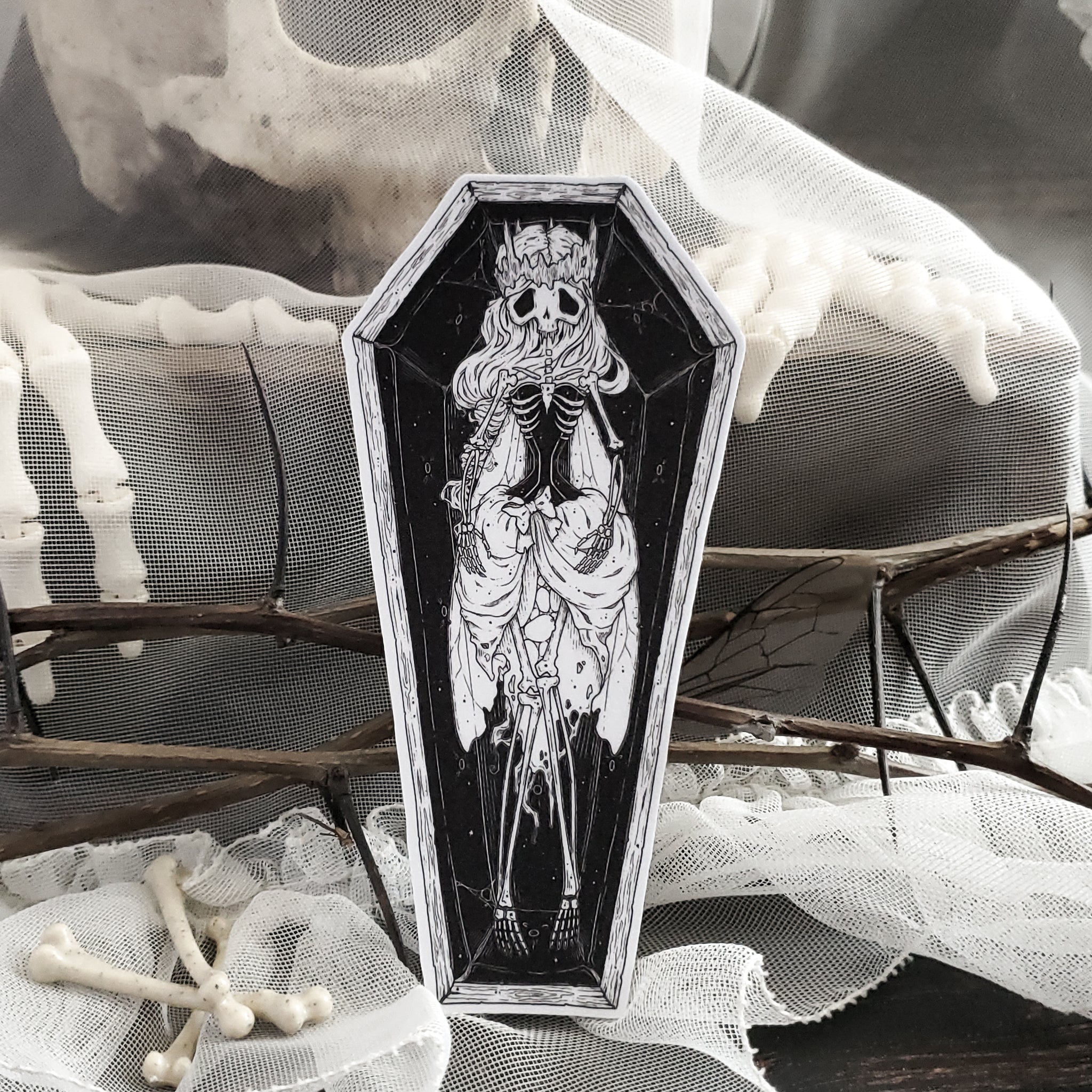 Coffin Skeleton Fairy Magnet