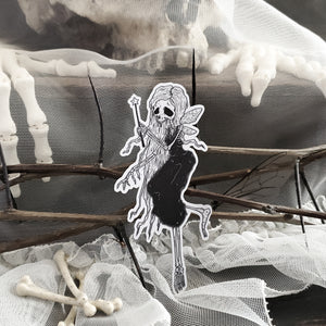 Sparkle Bones Fairy Skeleton Magnet