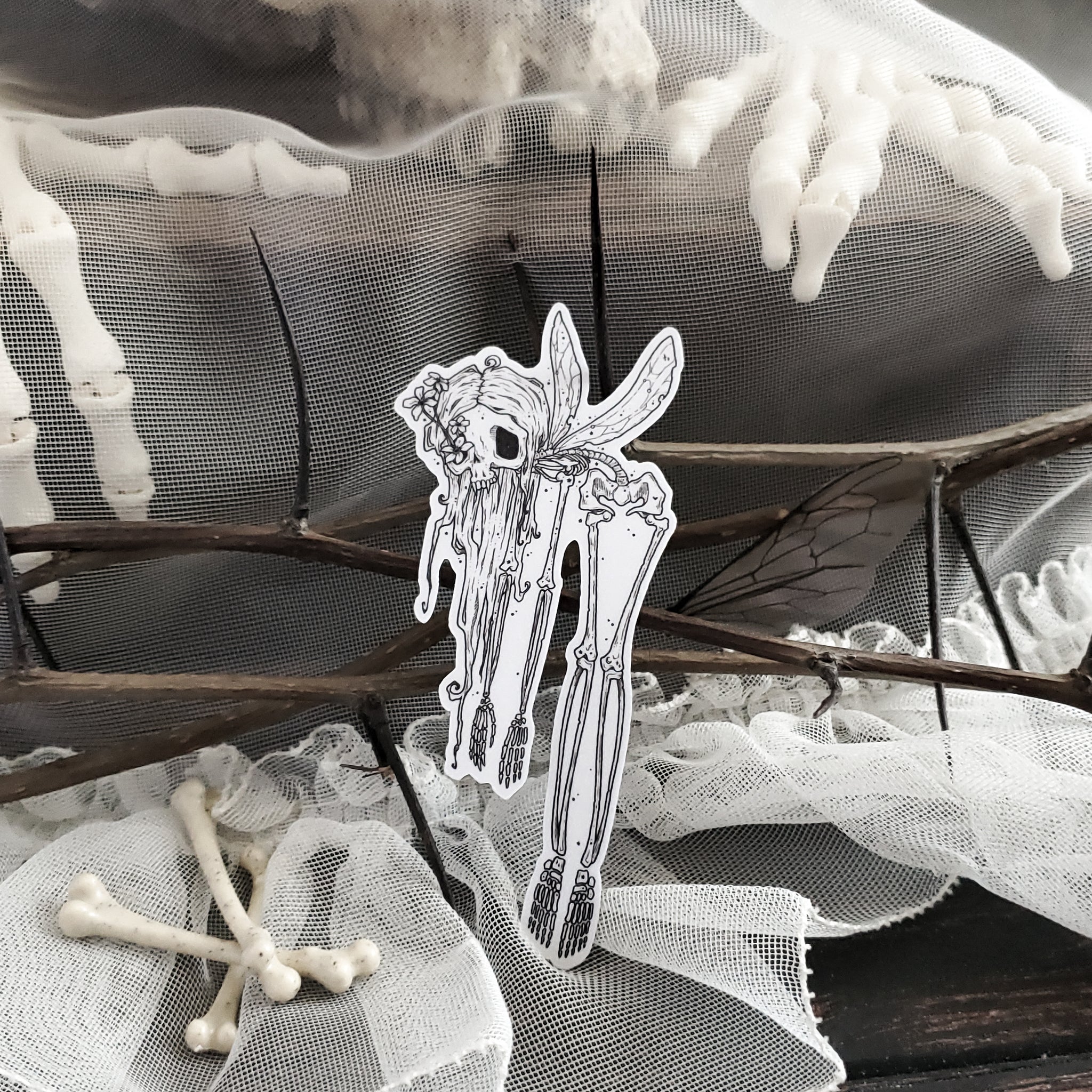 Fairy Skeleton Magnet