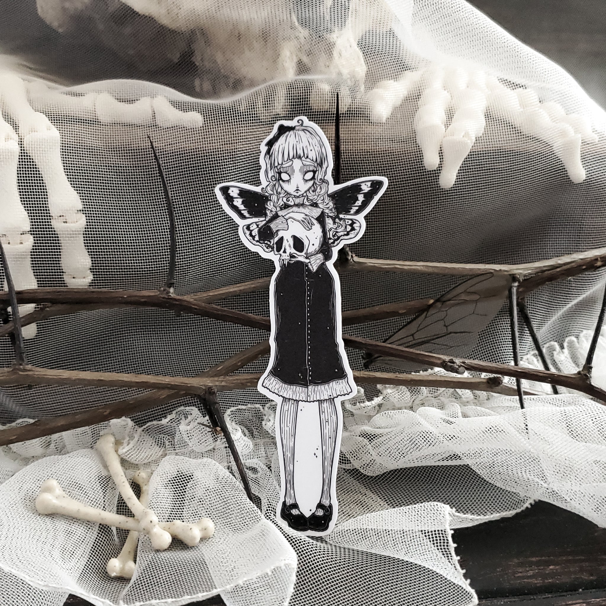 Death Moth Fairy Magnet