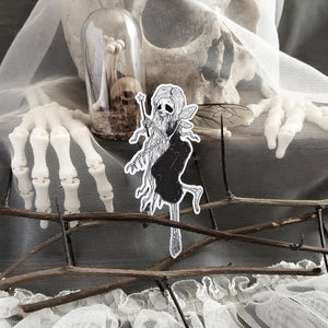 Sparkle Bones Fairy Skeleton Magnet