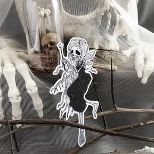 Sparkle Bones Fairy Skeleton Magnet