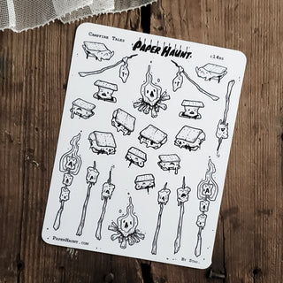 Smore sticker sheet - Paper Haunt / White Stag Art