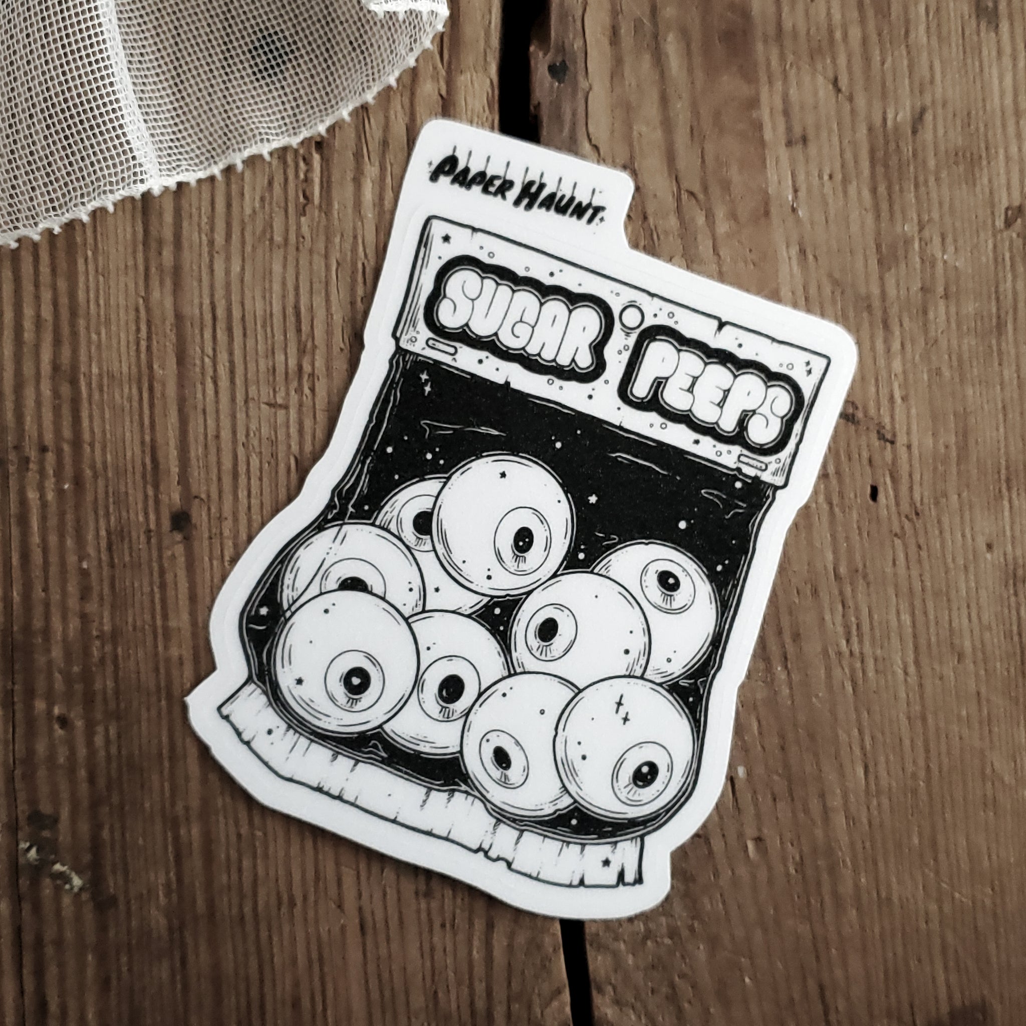 Sugar Peepers Candy Sticker