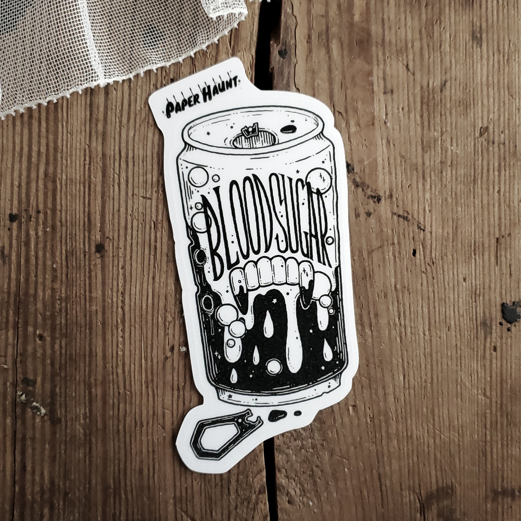 Blood Sugar Vampire Soda STICKER