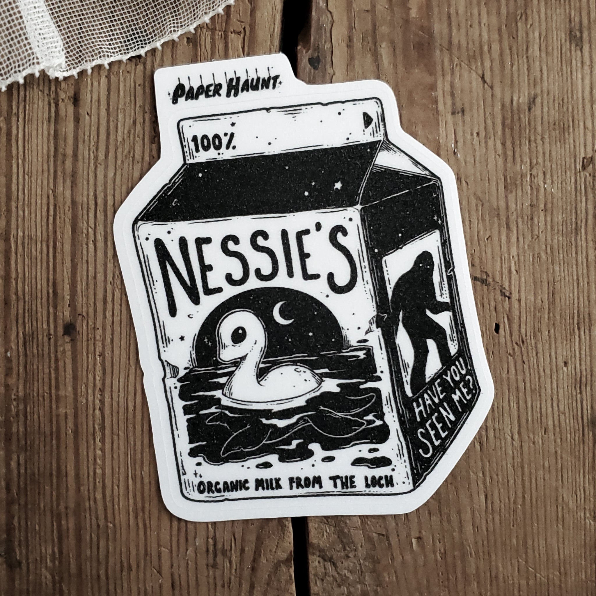 Nessie's Milk sticker- Loch ness (Copy)