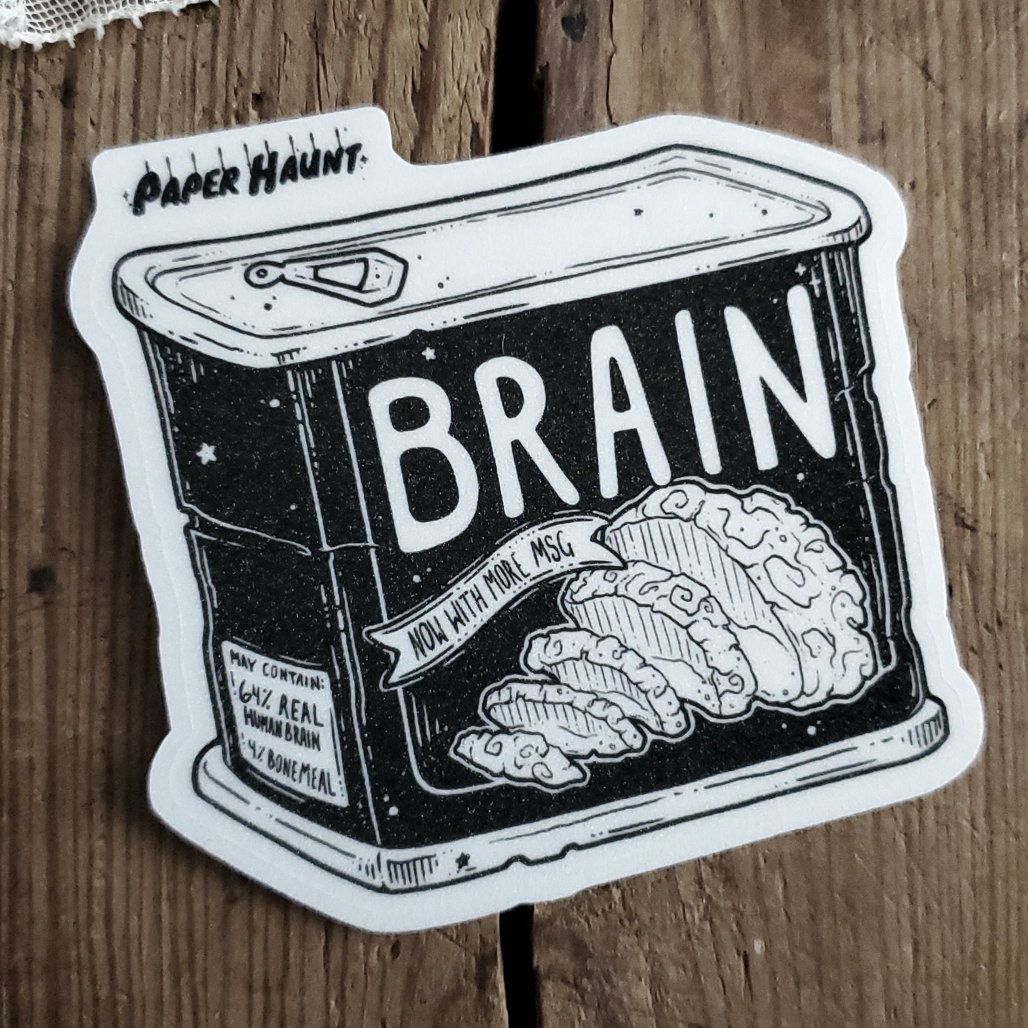 Brain Can sticker