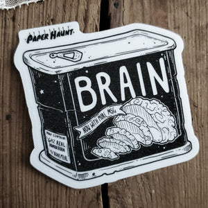Brain Can sticker