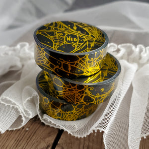 Gold Foil Spider Web WASHI tape