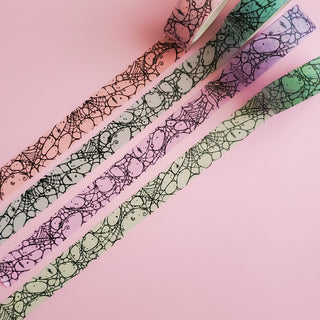 Pastel Web WASHI Tape - Paper Haunt / White Stag Art