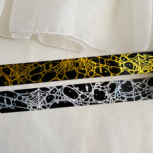 Gold Foil Spider Web WASHI tape