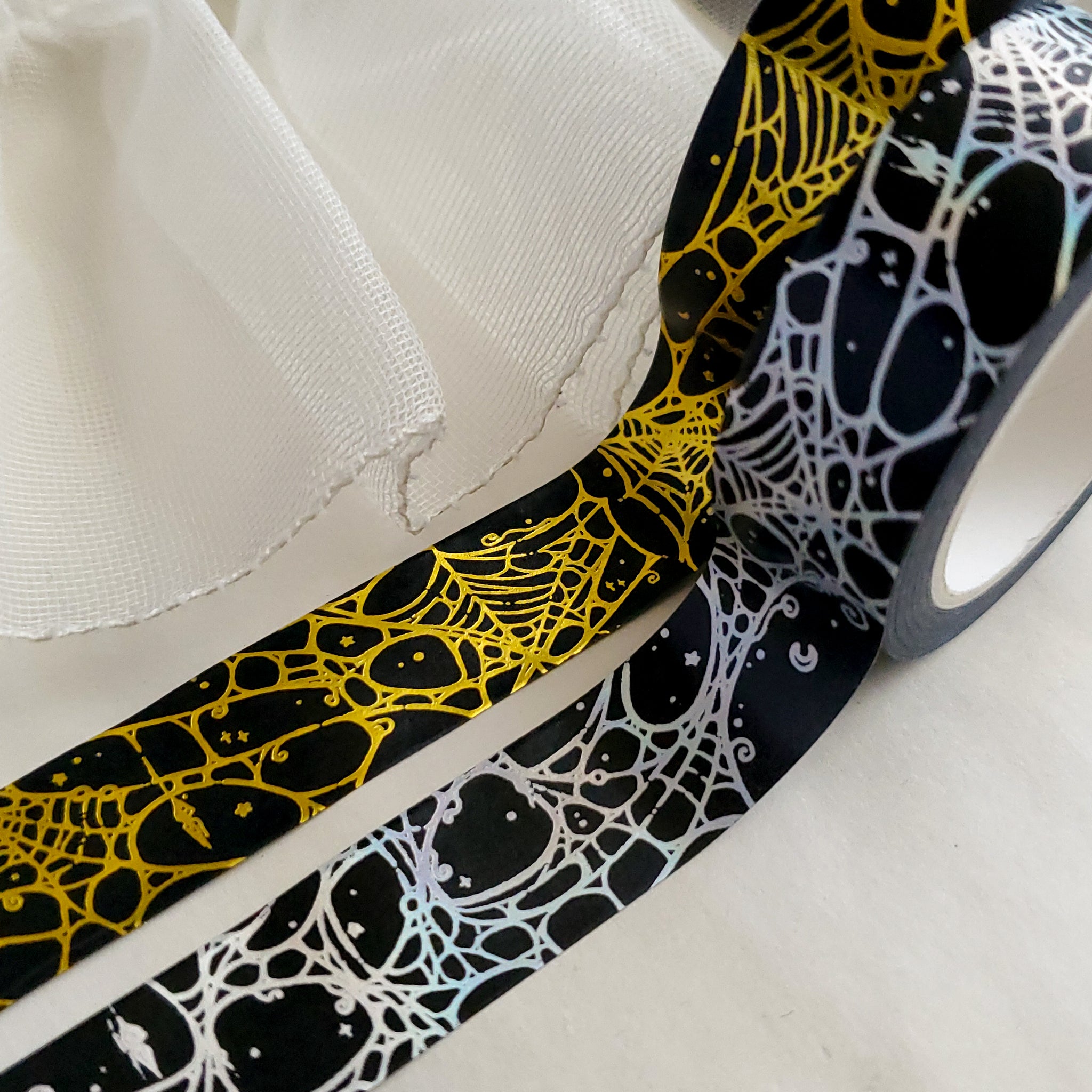 Holo Foil Spider Web WASHI tape