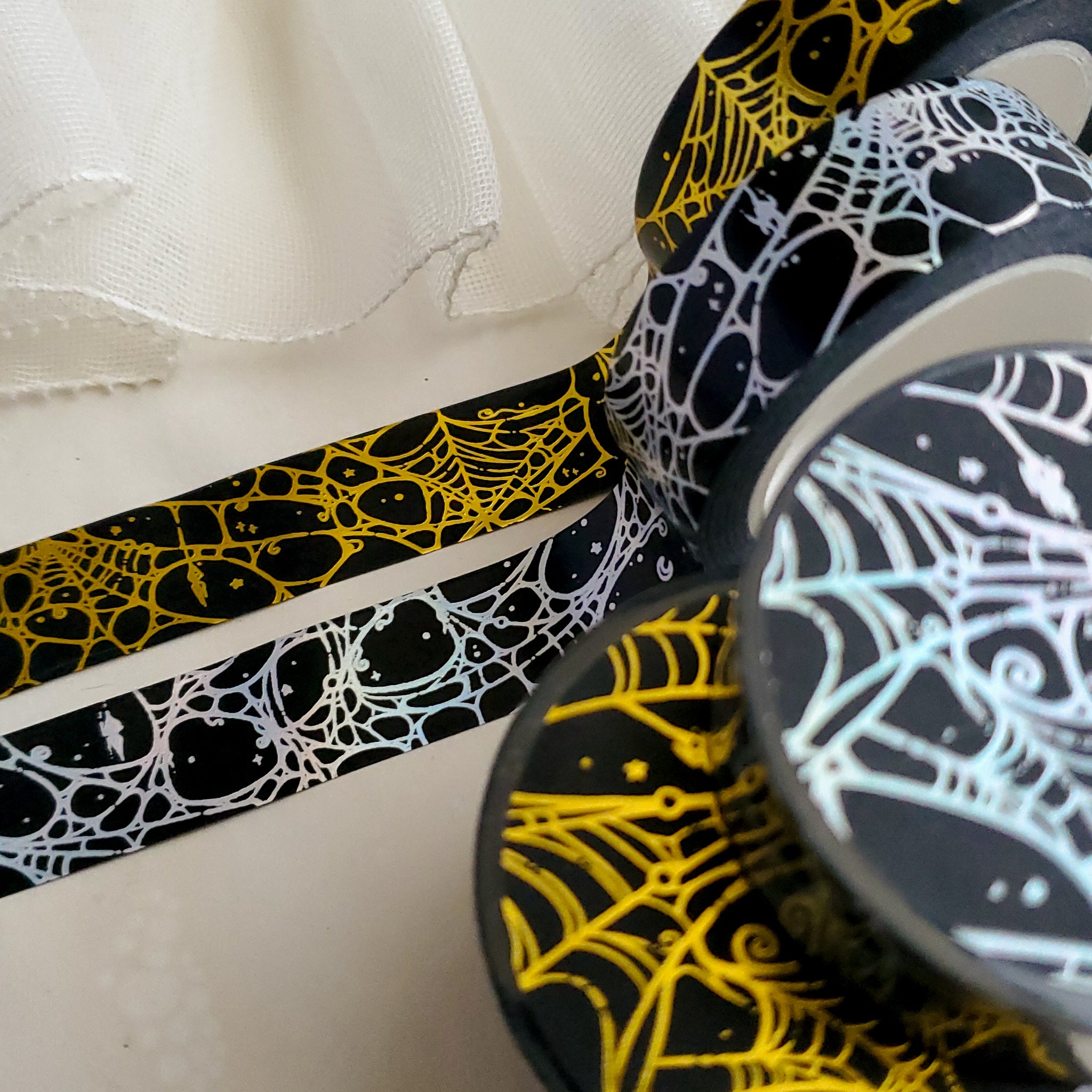 Holo Foil Spider Web WASHI tape