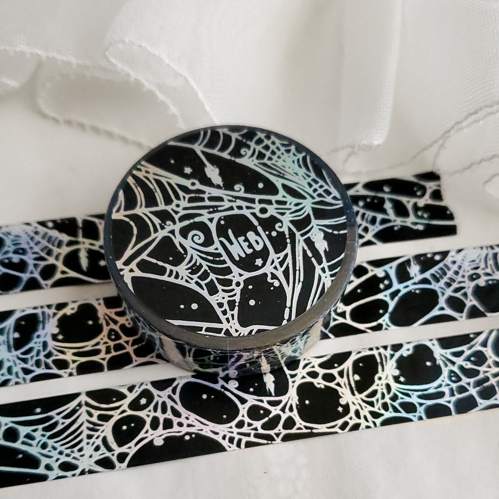 Holo Foil Spider Web WASHI tape