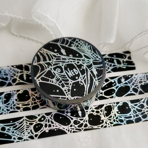 Holo Foil Spider Web WASHI tape