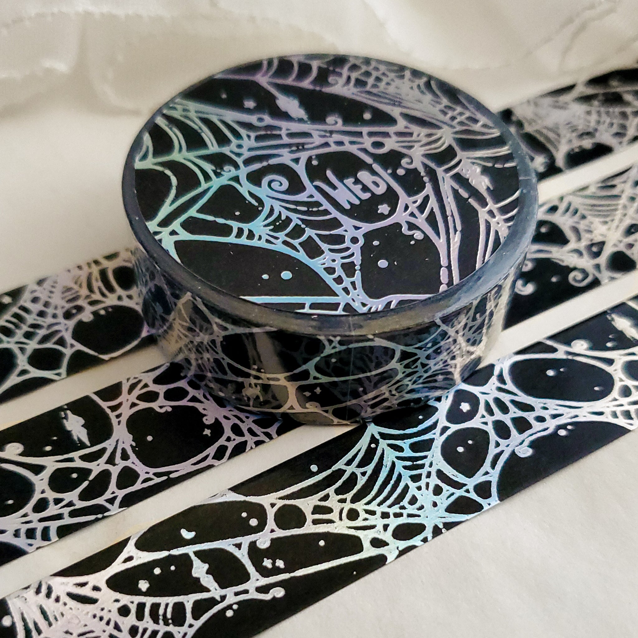 Holo Foil Spider Web WASHI tape
