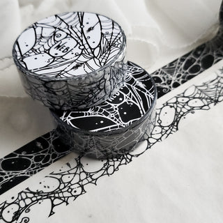 Spider web WASHI tape - Paper Haunt / White Stag Art