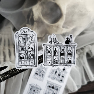 Potion Cabinet STICKER sheet - Paper Haunt / White Stag Art