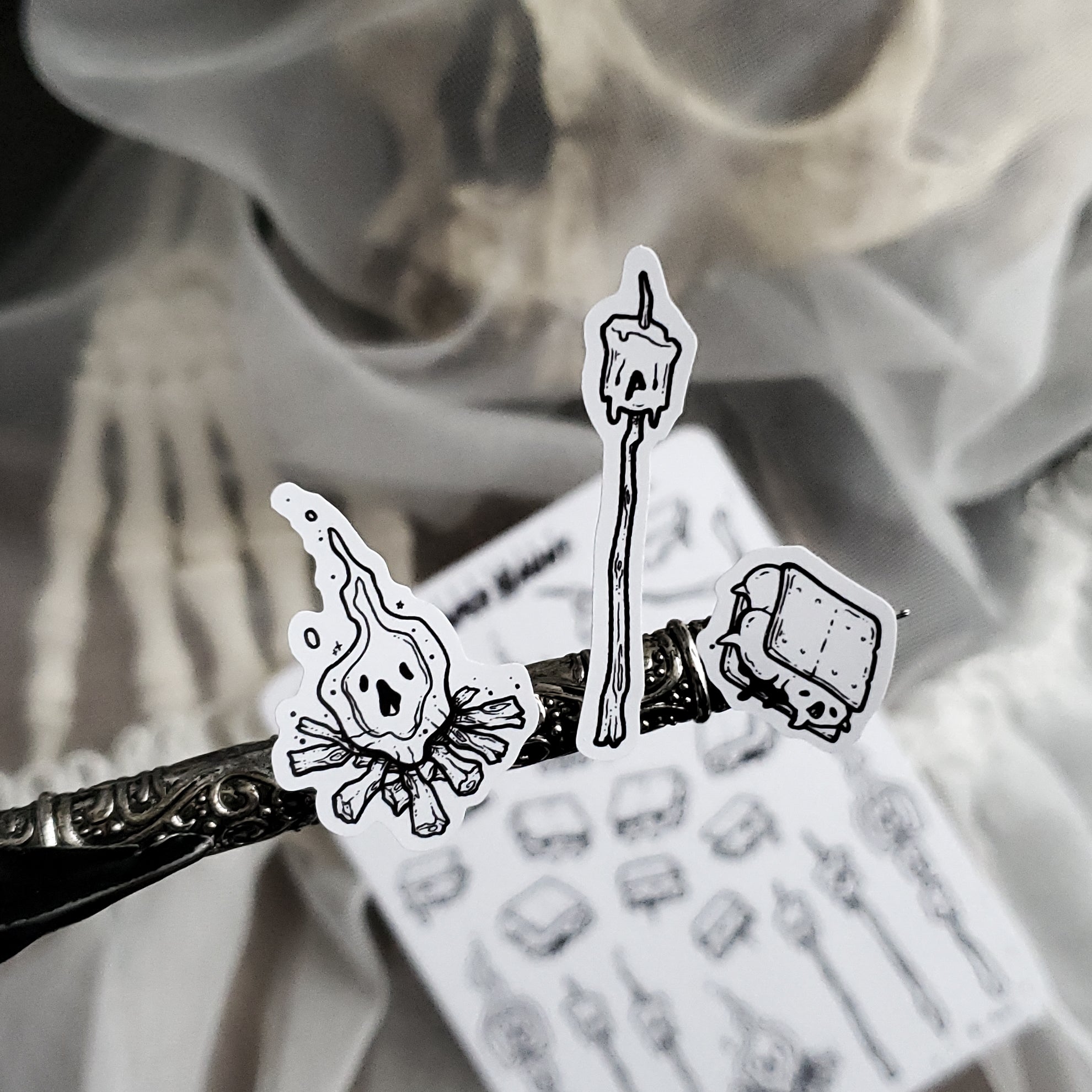 Smore sticker sheet - Paper Haunt / White Stag Art
