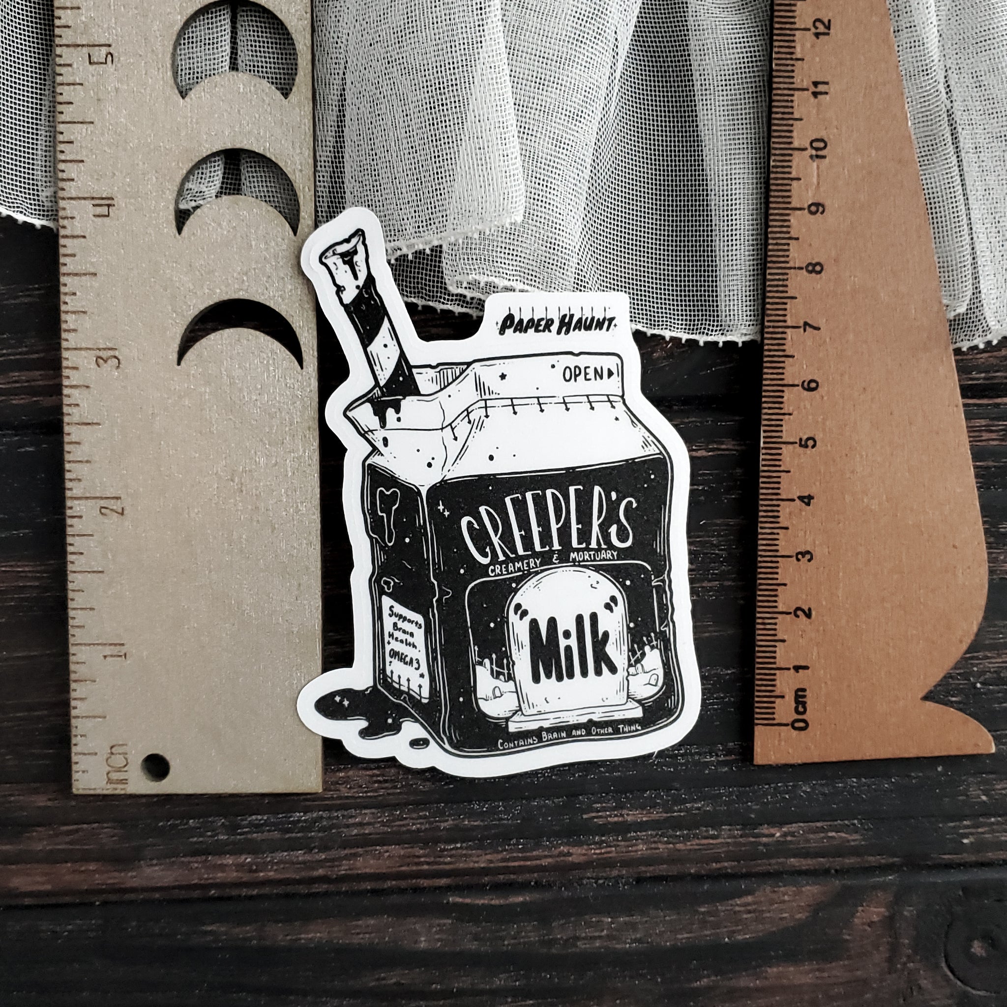 Zombie "Milk" Sticker
