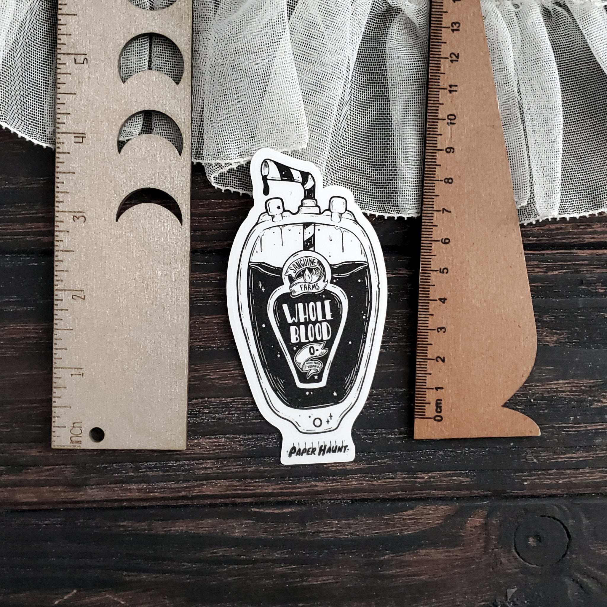 Blood Pouch STICKER- Vampire Food