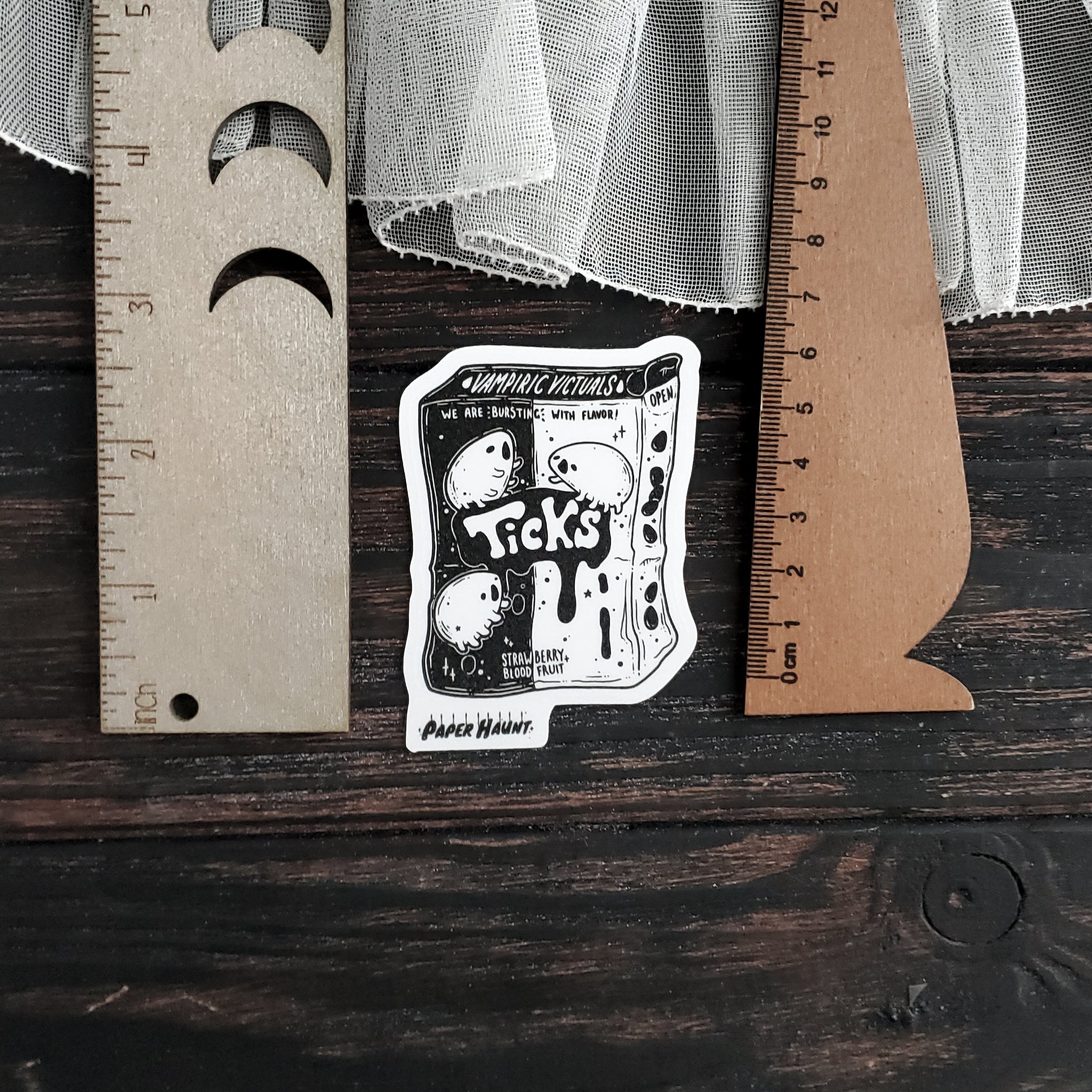 Vampire Candy Ticks sticker