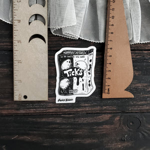 Vampire Candy Ticks sticker