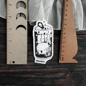 Ecto Pop Ghost Soda Can Sticker