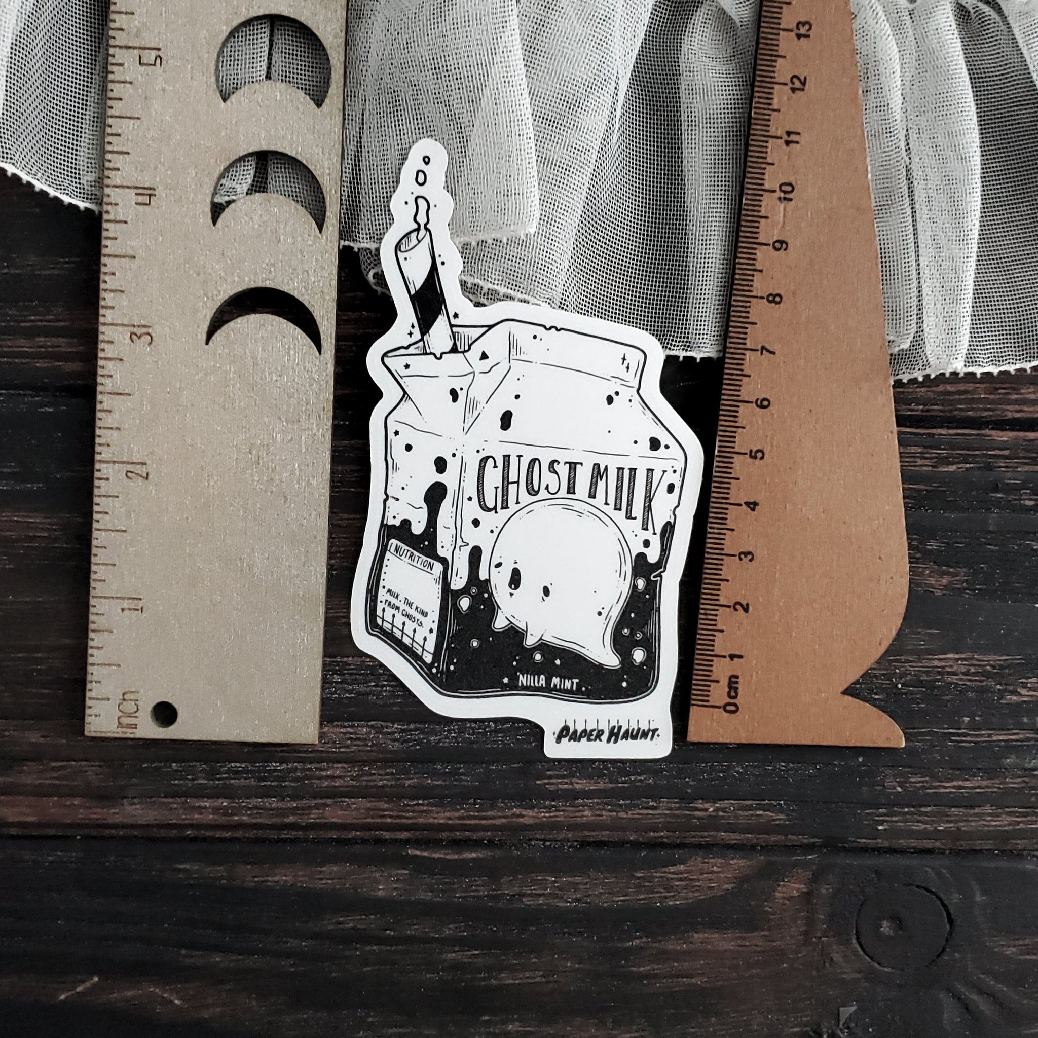 Ghost Milk Sticker