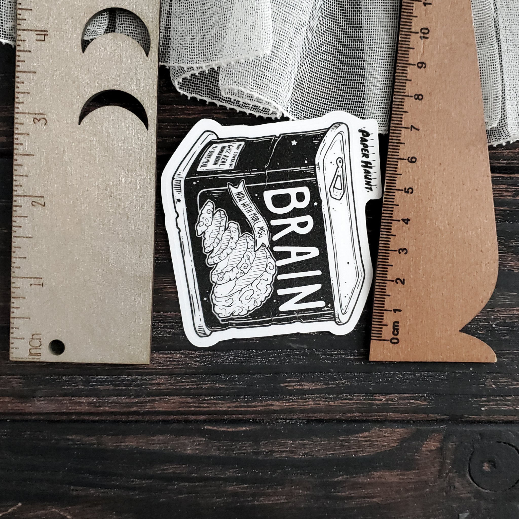 Brain Can sticker