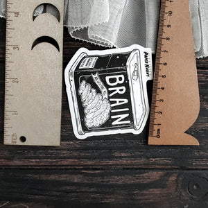 Brain Can sticker