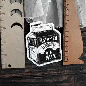Mothman Milk Carton sticker