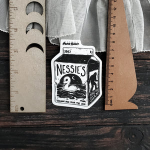 Nessie's Milk sticker- Loch ness (Copy)