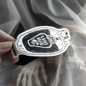 Blood Pouch STICKER- Vampire Food