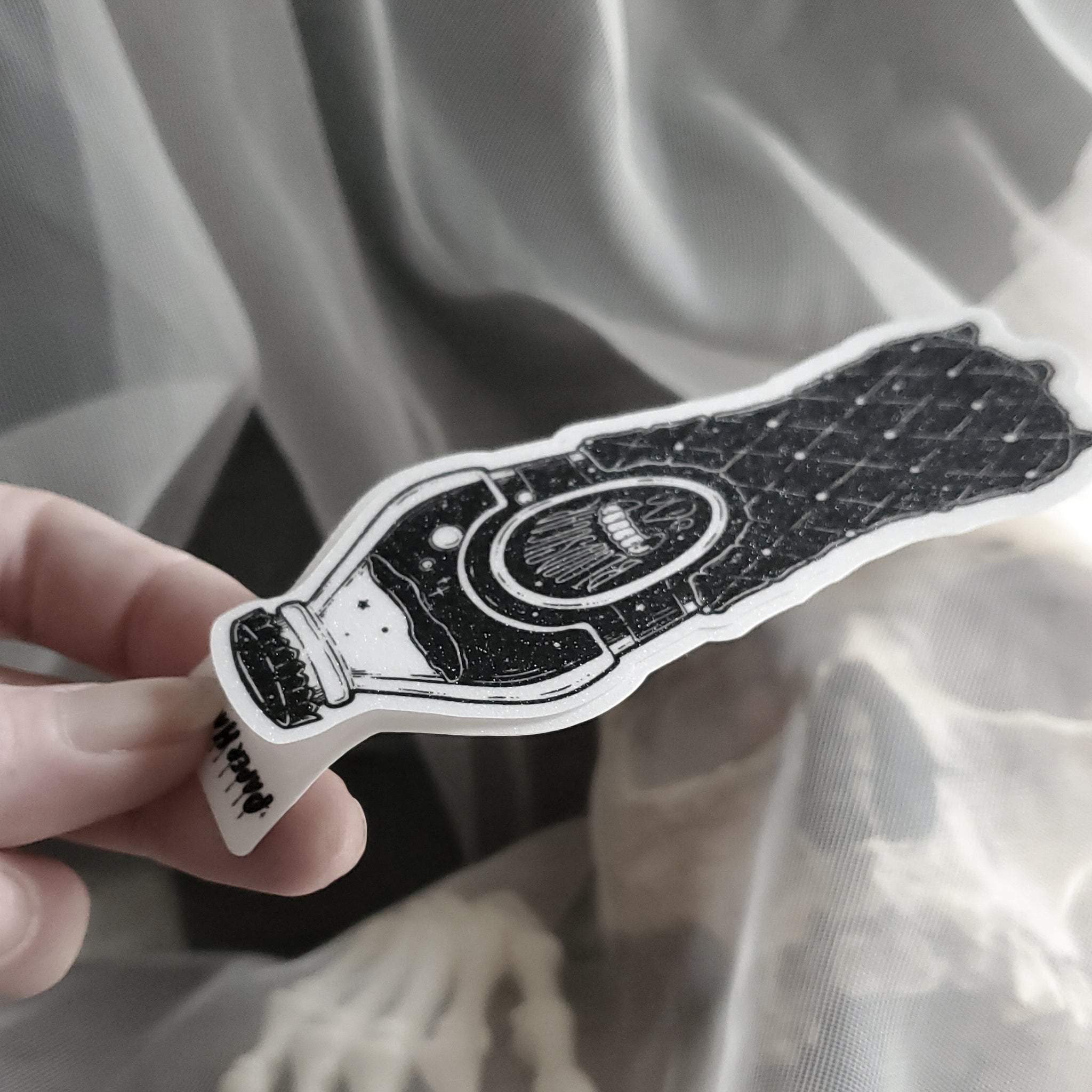 Blood Sugar Vampire Soda Bottle STICKER