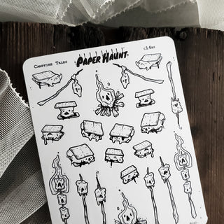 Smore sticker sheet - Paper Haunt / White Stag Art