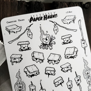 Smore sticker sheet - Paper Haunt / White Stag Art
